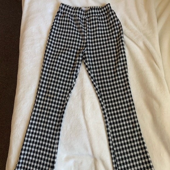 Urban Outfitters Pants - Urban Outfitters Gingham Flare Pants